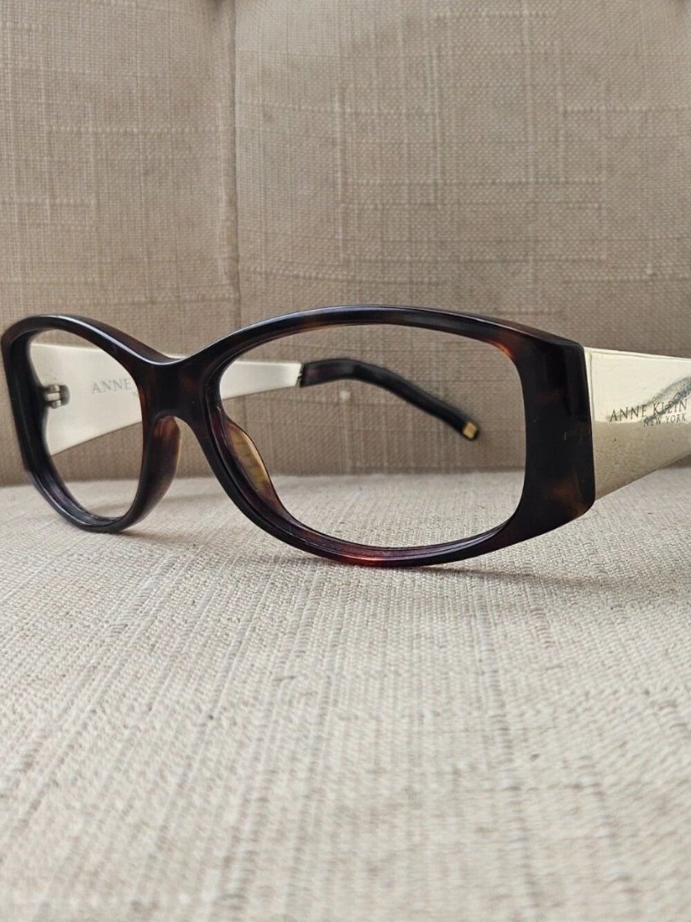 Anne Klein Women Eyeglasses Frames Big Face Tortoise/Gold Eyewear AK3115 Glasses